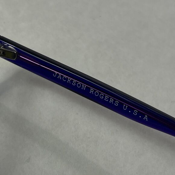 Jackson Rogers Eyglasses 49-17-130 FRAMES ONLY Still Original Clear Blue 166 - Picture 6 of 7